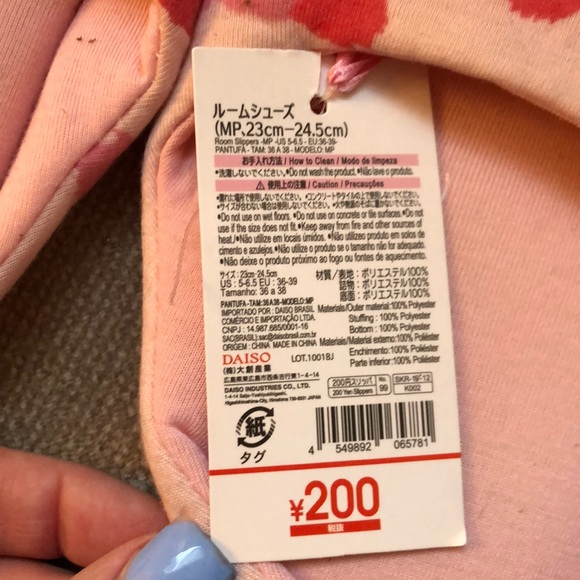 Daiso “Make Your Own Path” Slippers - Picture 3 of 4